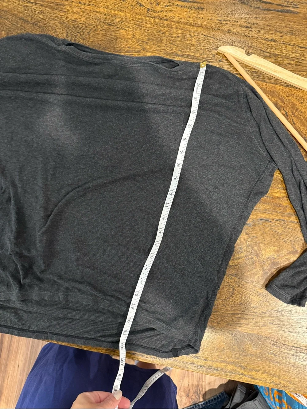 Lululemon Back in Action Ribbed Long Sleeve Shirt Heathered Black